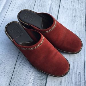 Cole Haan 7.5 suede mules slides